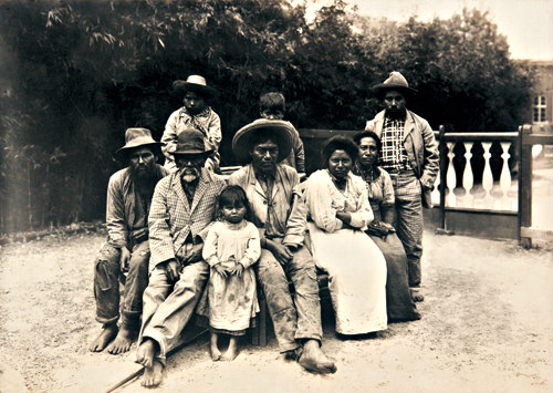 Índios na povoação de Platina, 1911