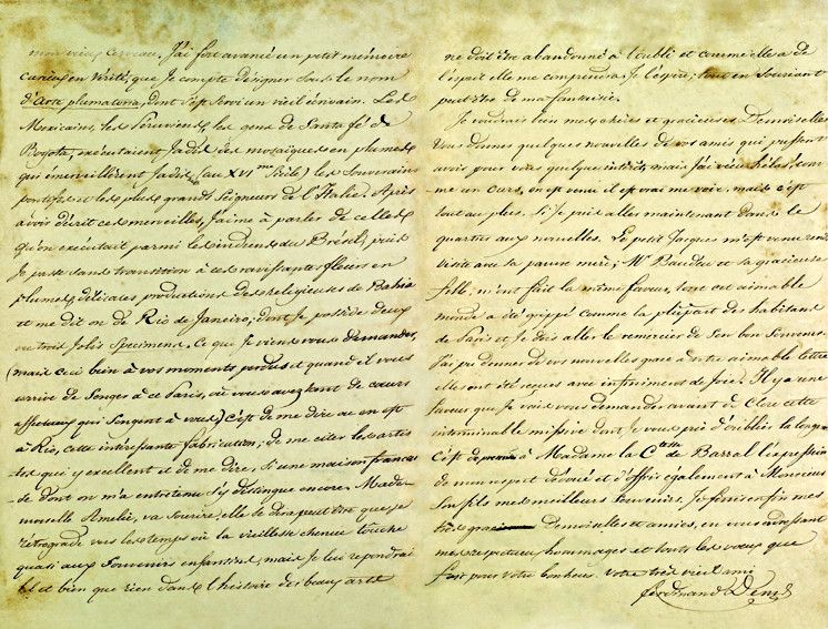 Carta de Ferdinand Denis