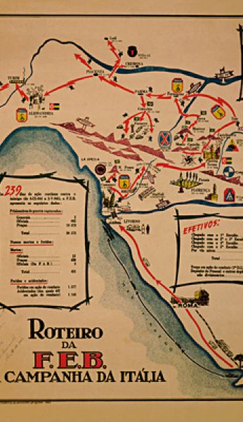 Roteiro da FEB na Campanha da Itália - 1945