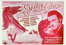 Verso do cartaz de divulgação do filme francês Sortilégios
