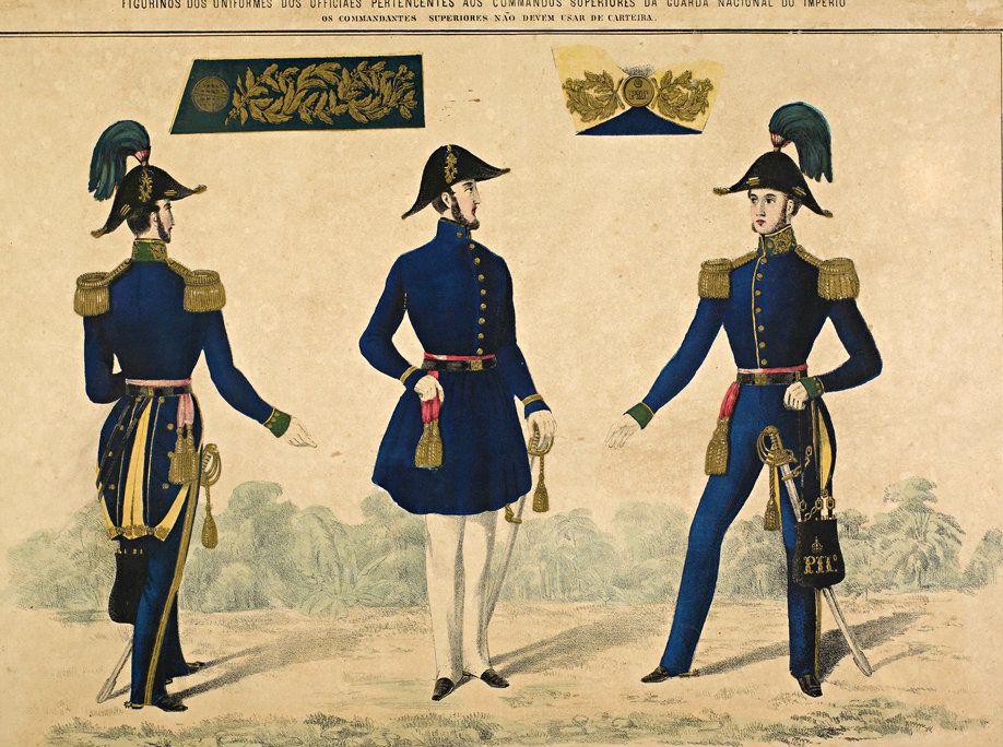 Uniforme da Guarda Nacional – Figurino dos uniformes