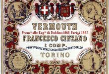 Vermouth, produzido por Francesco Cinzano e Comp.